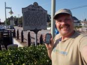 Historic sign near Benchmark