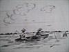 Old pen/ink of Hot & Hot Fish Club outing