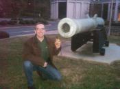 RV, his GPS 60,  and the Cannon
