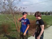 My caching partners thought it was lame; refused to pose with the sign