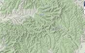 Indiana really does have hills! Topographic relief in Brown Coutny, Southern, In. But at a lower elevation
