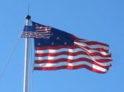 And the star-spangled banner in triumph shall wave