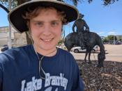Cowboy on a horse