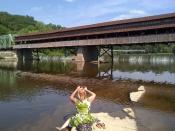 Mrs.Yuck taking a pic of the bridge