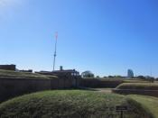 O'er the ramparts we watched...