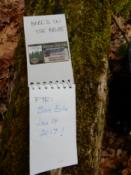 We found a blank logbook but did't leave it that way